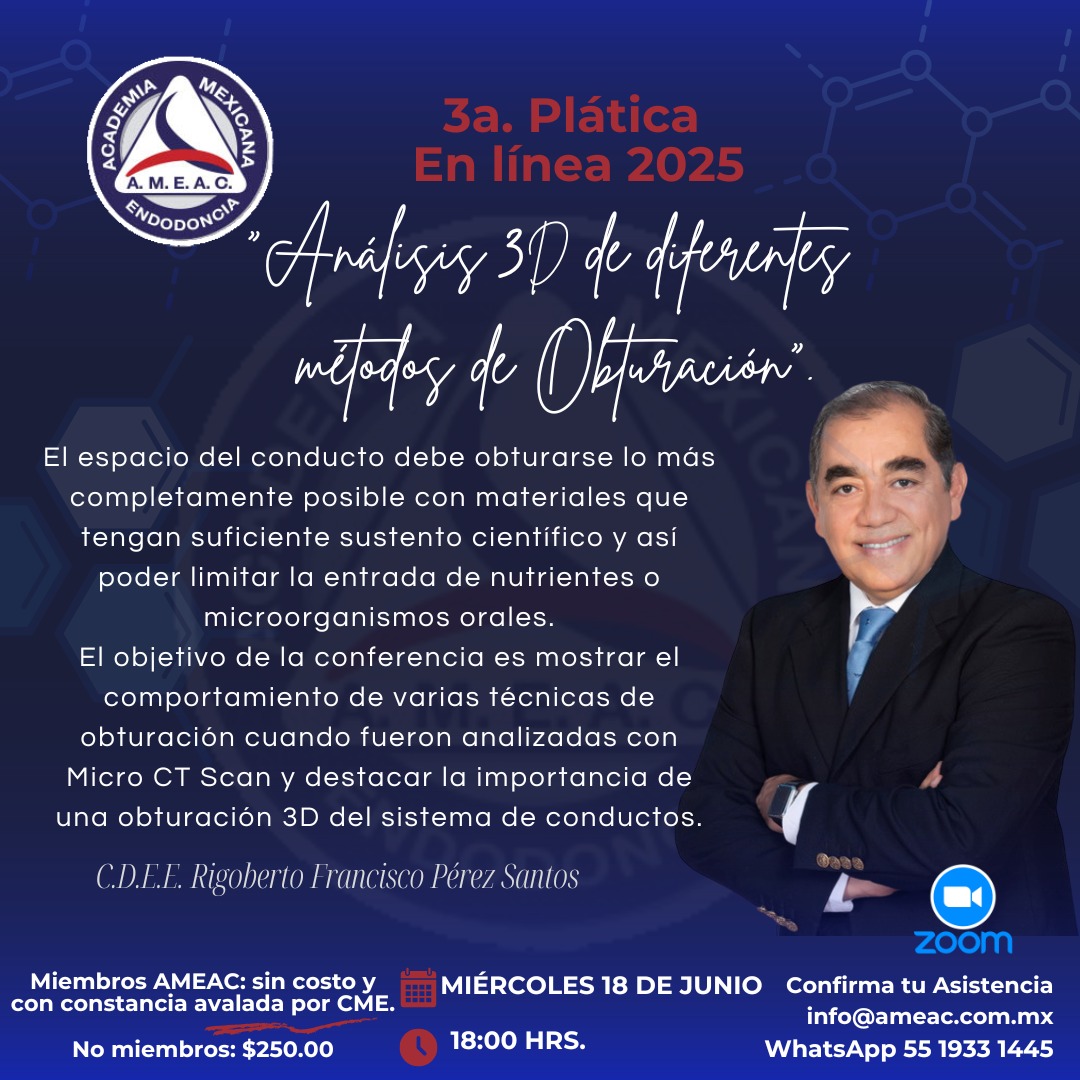 Análisis 3D de diferentes métodos de Obturación